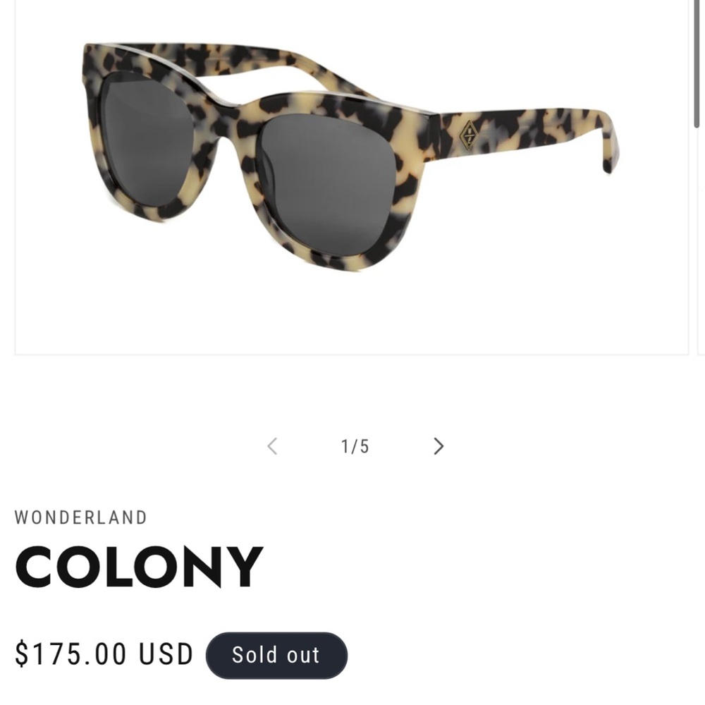WONDERLAND Tortoise Shell Sunglasses - Picture 7 of 11